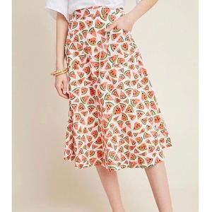 Conversations by Anthropologie Watermelon Skirt 6